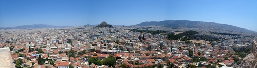 The view from the Acropolis